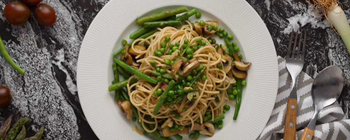 Recipe Kit Sauteed asparagus peas and green beans